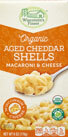 Organic Aged Cheddar Shells: Macaroni and Cheese